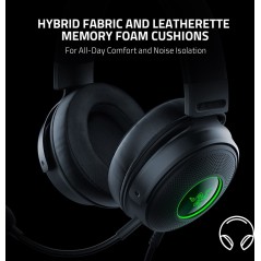 Razer Kraken V3 Wired Headset - Premium Gaming Sound in Black | Model: 8886419378570